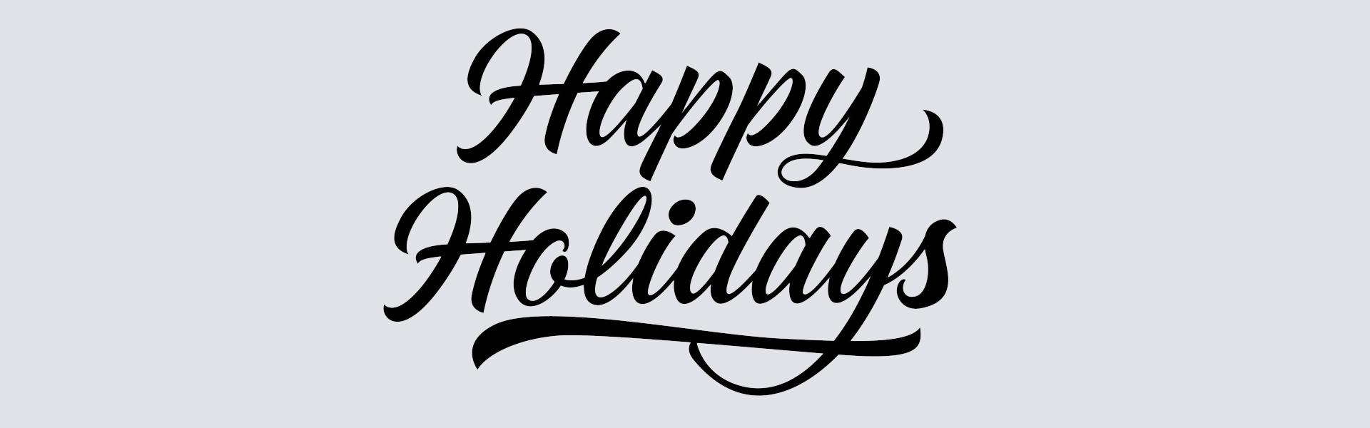 Have a great holiday season!